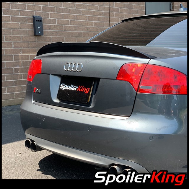 380KC Rear trunk duckbill spoiler w/center cut (Fits Audi A4 / S4 2006
