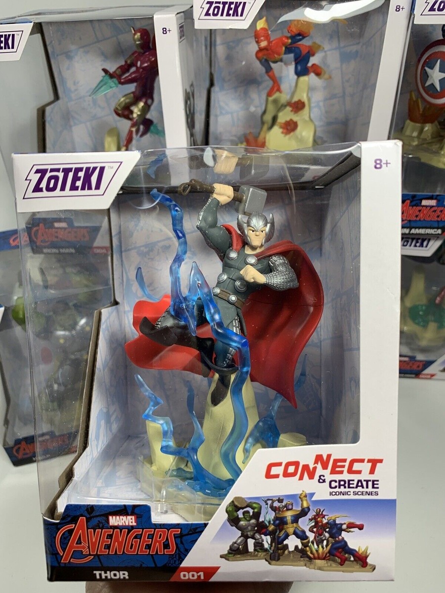 Jazwares Zoteki Marvel Avengers Connect & Create Diorama Complete