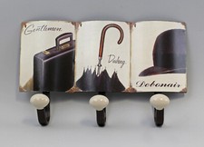 9977560 Crochets Porte-Manteaux Garde-Robe Métal Chapeau Écran Valise Vintage