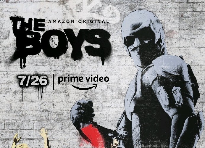 THE BOYS (2019) Amazon Prime series BLACK NOIR poster glossy A4