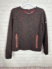 Superdry Sport Gym Tech Luxe Crew Neck Jumper long sleeve shirt sweatshirt sz L