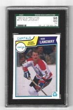 1983 OPC #374 ROD LANGWAY SGC 98 OR 10 GEM MINT ! ONLY GEM MINT CARD!