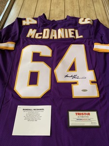 minnesota vikings autographed jersey