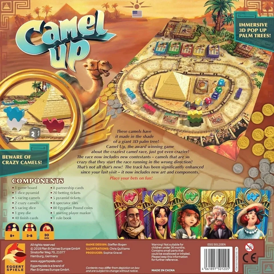 Camel Up (Second Edition) | Strategy , Dice Game | Family Board Game for Adul - Image 4 of 4