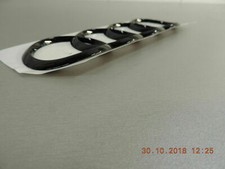 Original Audi A5 Sporback  Emblem Ringe Schriftzug Heckklappe Heck schwarz glanz