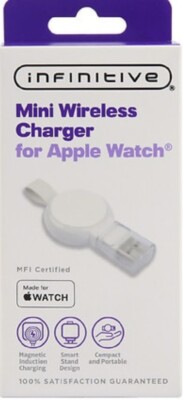 Infinitive mini wireless charger for Apple Watch NEW Great stocking stuffer!