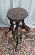 Sgabello Da Bar Brutalista In Legno Di Vite