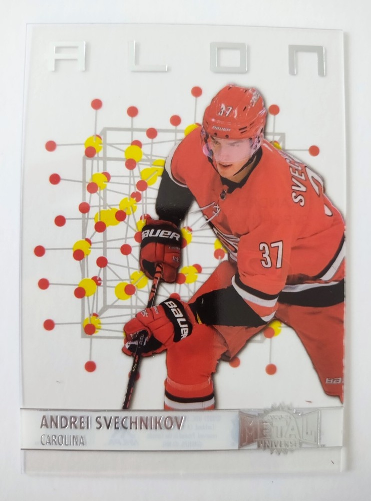 2020-21 Skybox Metal Universe ALON #A-18 Andrei Svechnikov Carolina Hurricanes