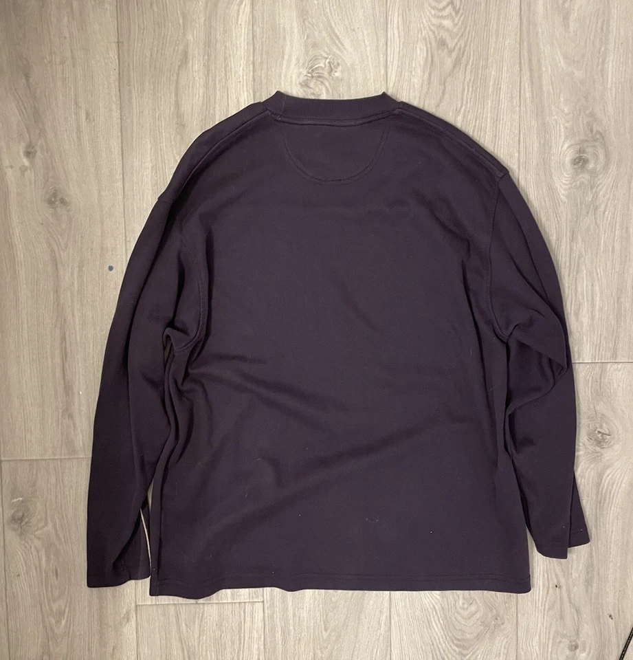 Haggar Men’s Navy Blue Pullover Sweatshirt XL - Image 2 of 3
