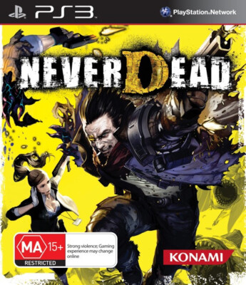 NeverDead PS3 *NEW *RARE *PAL *VIOLENT *WEIRD Sony PlayStation 3 game Never Dead