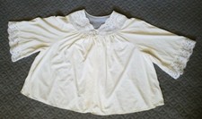 Vintage Shadow Line House Coat/Blouse Top Women's Size M Made in USA 100 Nylon