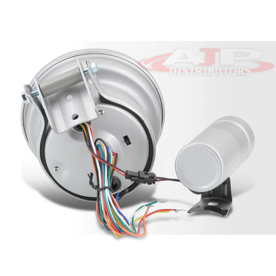 11K RPM 5" LED 4-In-1 Tachometer Oil Water Pressure Temperature Gauge For Chevy - Image 4 of 4