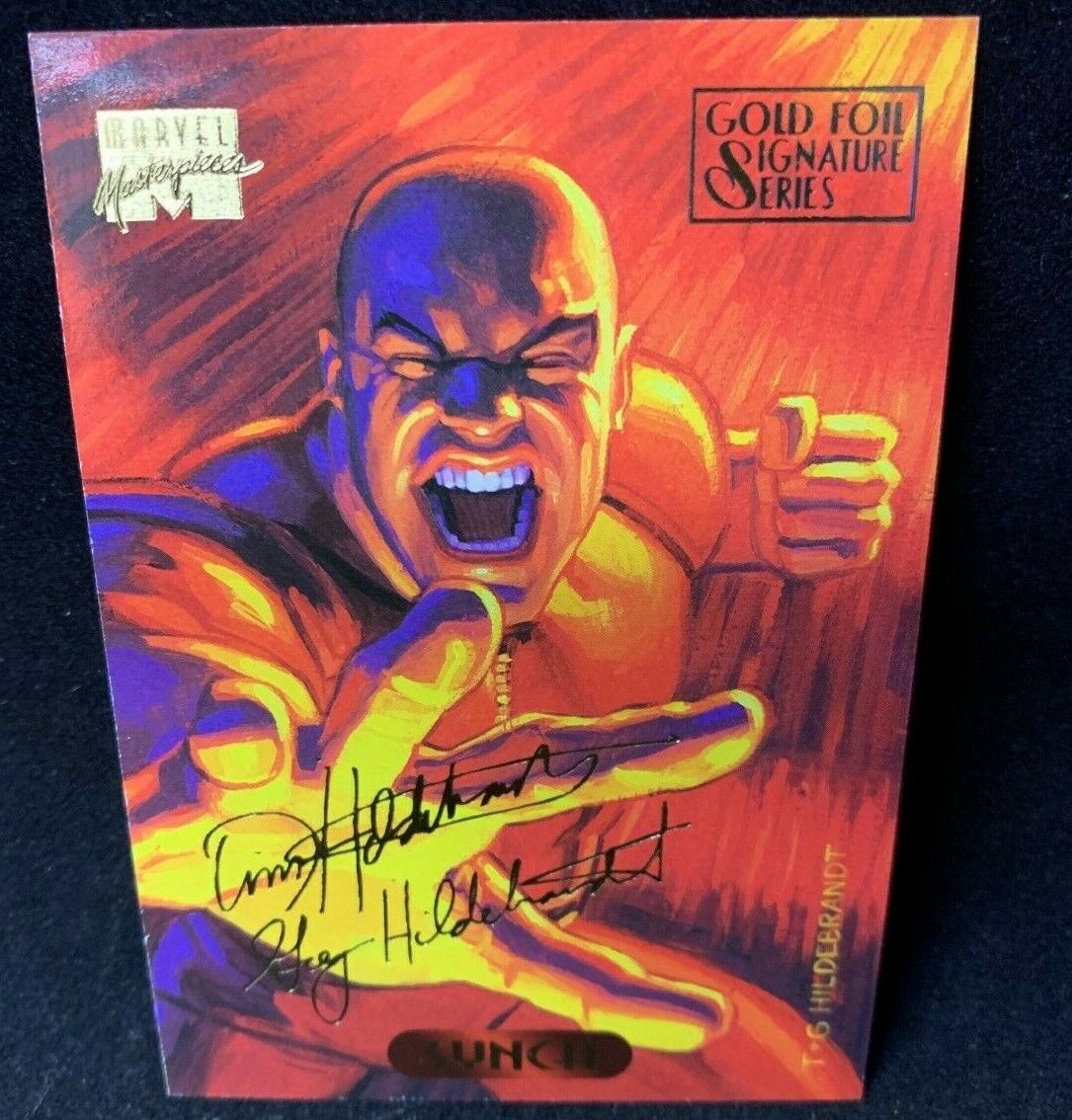 1994 Marvel Masterpieces Gold Foil Signature Series 1994 Marvel Masterpieces Gold Foil Signature Series
