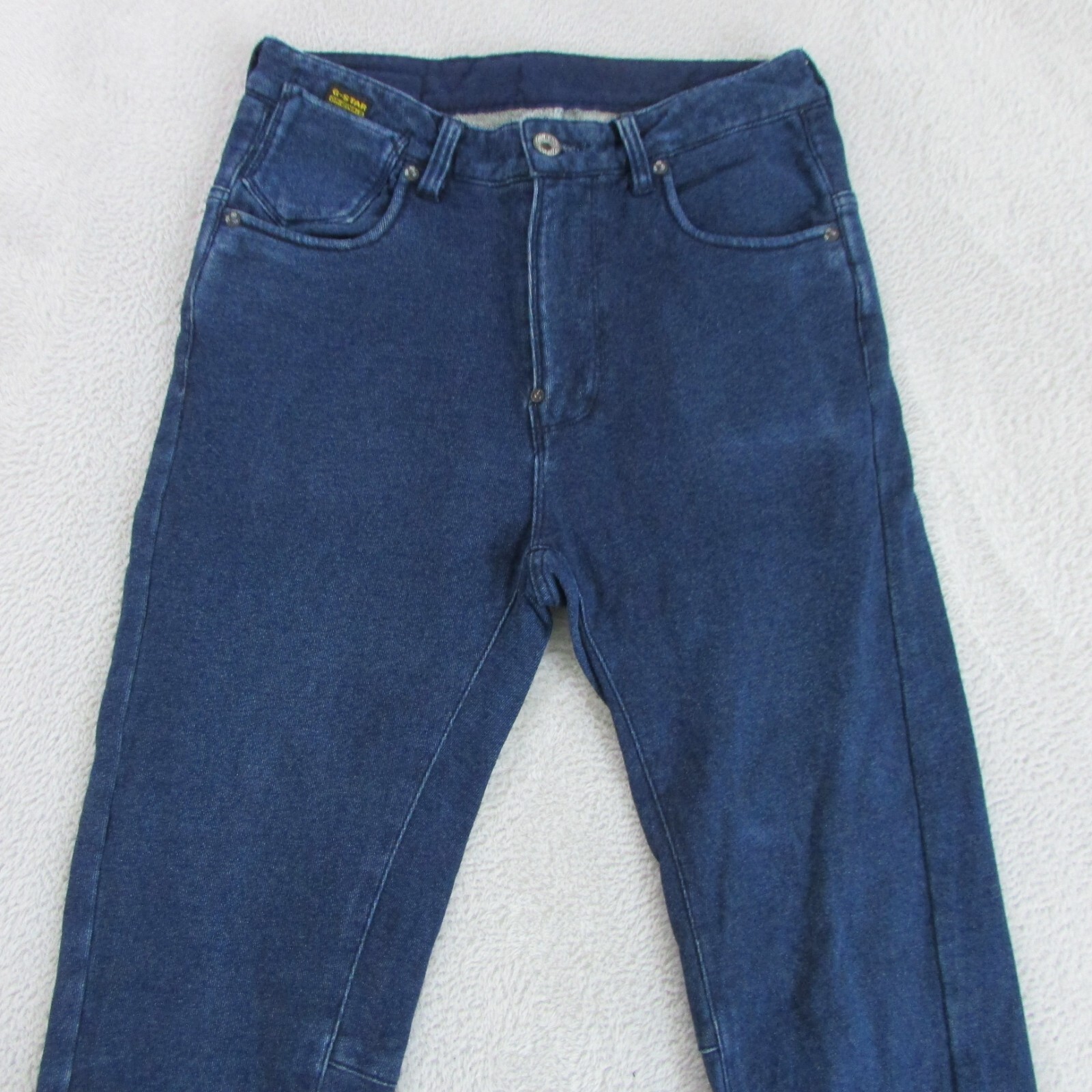 G-Star Pants Mens Size Medium L28 Blue A Crotch Sweat Taper Cuffed