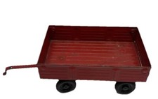 Vintage The Ertl Co Pressed Steel Red Farm Wagon 74-7650 Made in USA
