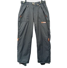 Ride Snowboards Mountain Dry Pants Mens Large Grey Lined Cargo Pockets *Marks