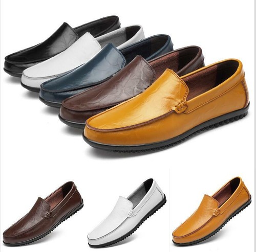 Verano para hombre slip on Mocasín Inteligente Conducción Mocasines  Informales Zapatos Náuticos NUEVO GOMMINO | eBay