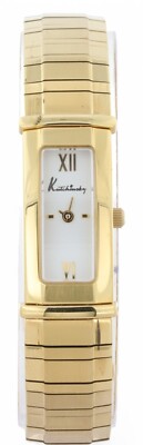 Kutchinsky by Chopard 18ct Gold Plaque Bracelet White Dial  14mm - New Old Stock