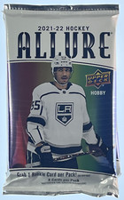 2021-22 Upper Deck ALLURE HOCKEY 1 FACTORY SEALED HOBBY PACK FREE COMB SHIP
