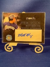 2007 TriStar MATT MANGINI #FH-MM2 Rookie AUTO - PROSPECT PENS FARM HANDS CARD