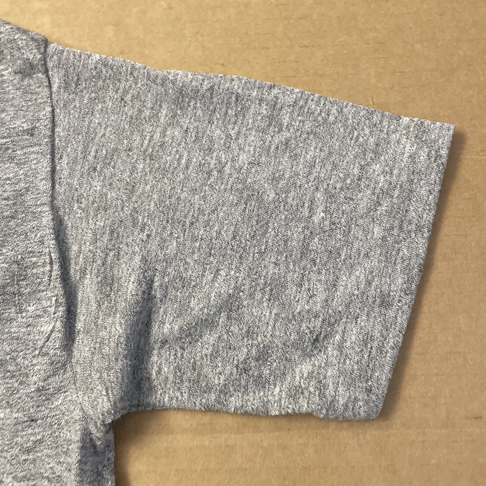 Camisa de Pesca DE COLECCIÓN Juvenil Gris Medio Divertida Arte Pez EE. UU. 70s 80s 90s Niños De Colección Foto 3 de 4