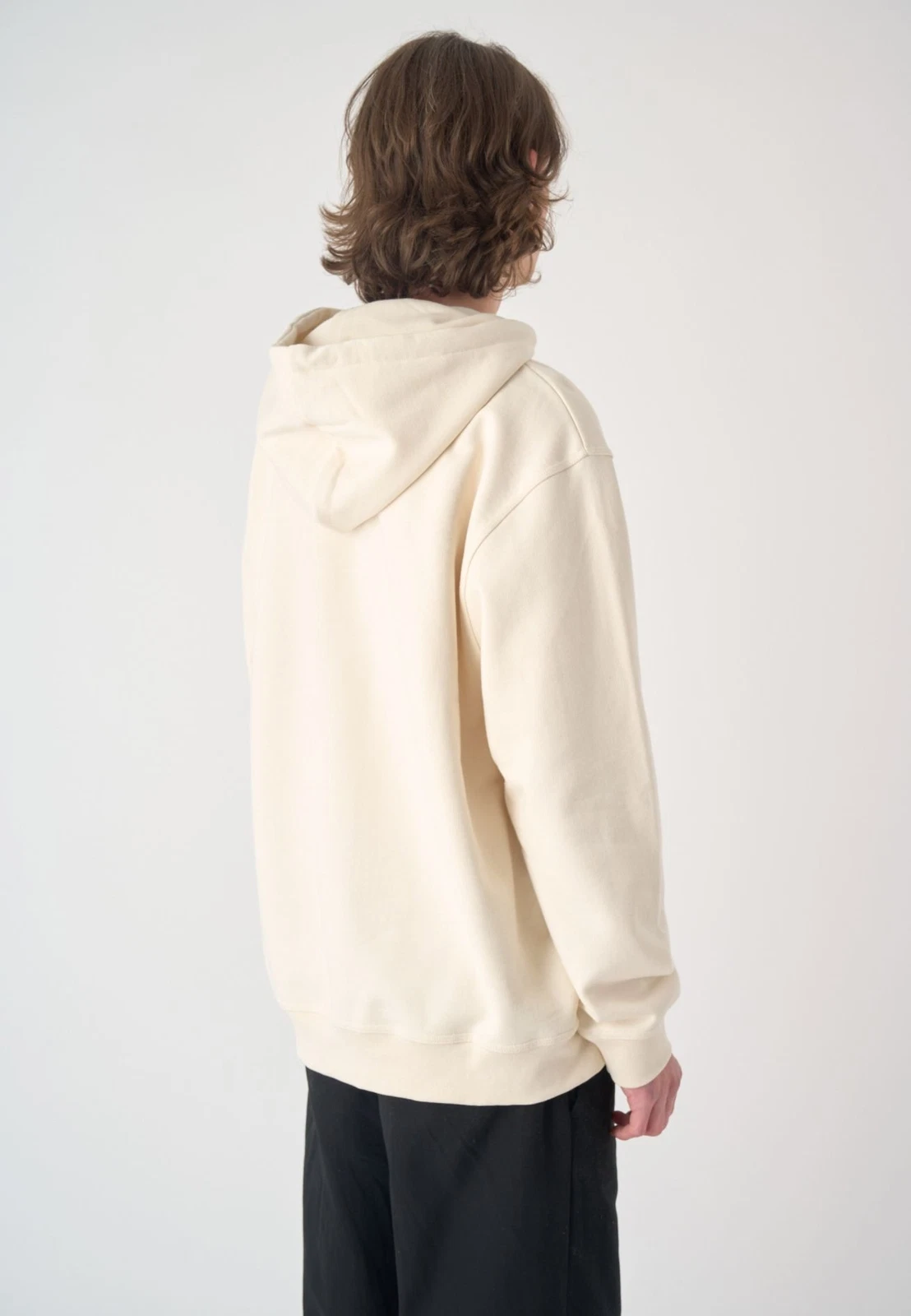 SACAI Felpa con cappuccio Cleptomanicx Boxy Con cappuccio Guard the Garden felpa con cappuccio cotone biologico