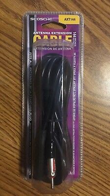 *AXT144 ANTENA EXTENSION CABLE AM FM INTERIOR 12 FEET LONG FREE SHIPPING
