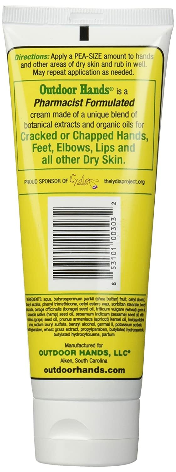 Outdoor Hands Skin Therapy Cream | Hand Repair | Lightly Scented | Two Pack 