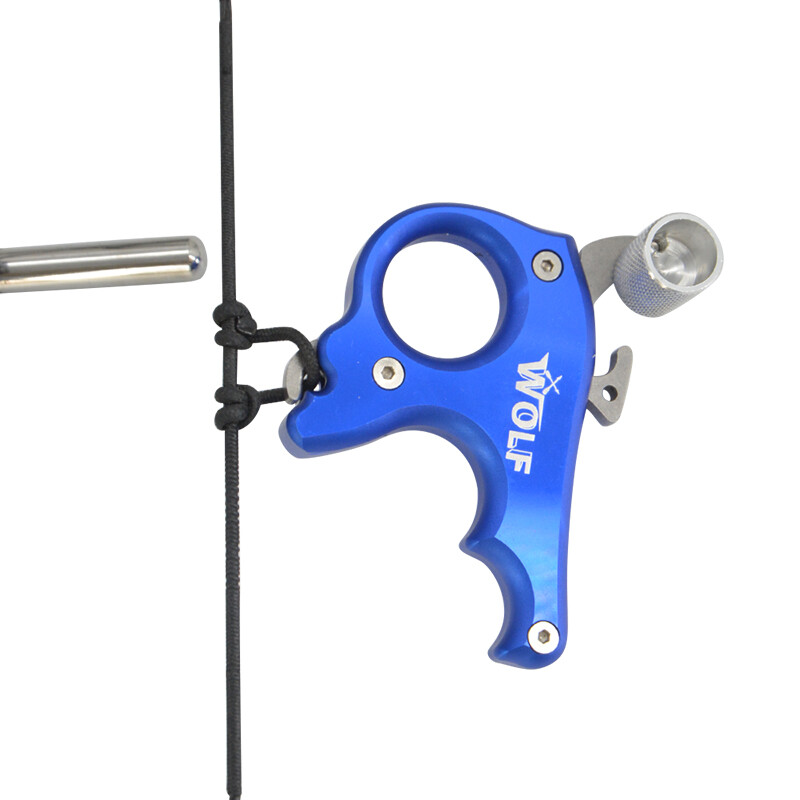 Compound Bow Release Aids 3 Finger Grip Thumb Caliper Trigger Archery