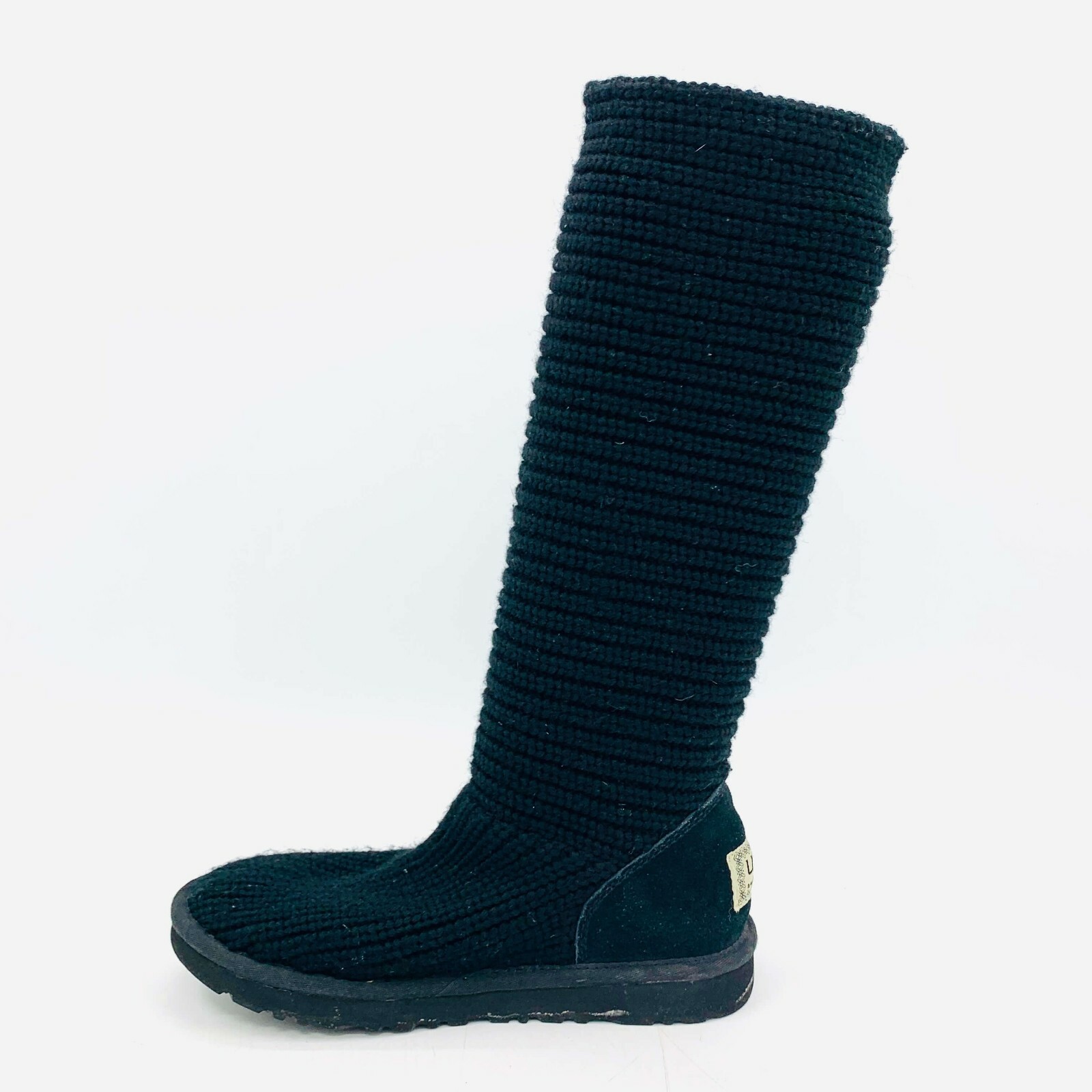 ugg black sweater boots