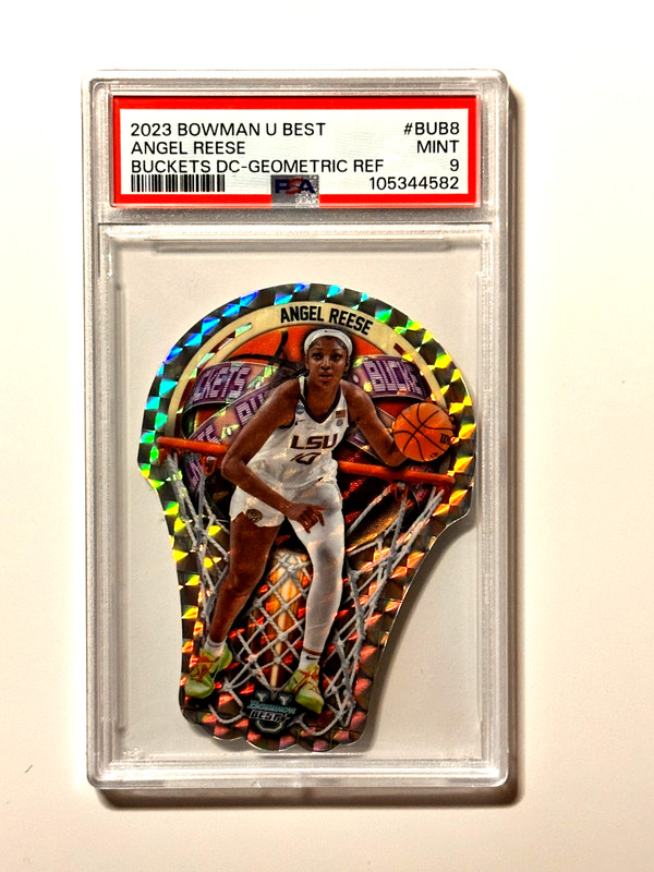 2023 Bowman U Best Buckets Geometric #BUB8 Angel Reese PSA 9 RC