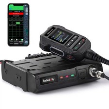 Radioddity DB50-B Mobile Radio 50W GPS APRS Bluetooth Multi-band TX RX APP MIC