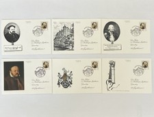 BRD Ersttagsbriefe FDC G&ouml;tz von Berlichingen Jagsthausen 10.11.1980 6x 60 Pf