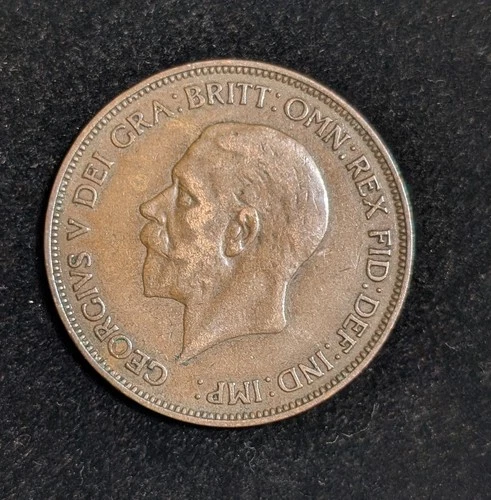 George V Penny coin from a recent eBay sale