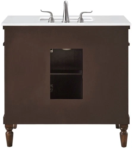 Elegant Lighting VF13036-VW Lexington 36" - Wood - Picture 3 of 12