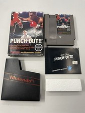 Mike Tyson’s Punch-Out!! NES Complete in Box CIB Manual Sleeve Tested