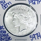 1927 P BU UNCIRCULATED SILVER PEACE DOLLAR AUTHENTIC U.S.MINT COIN KEY DATE 5974