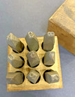 New Method Steel Stamp Detroit numbers, in wooden box vintage  — photo 4