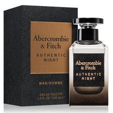 Abercrombie & Fitch AUTHENTIC NIGHT 100ml Eau De Toilette EDT NEW & CELLO SEALED