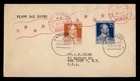 DR WHO 1947 GERMANY FDC HEINR STEPHAN COMBO CIVIL CENSORED M78145
