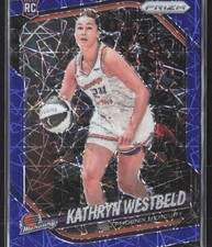2025 Panini Prizm WNBA Kathryn Westbeld #29 Blue Velocity Rookie Phoenix Mercury