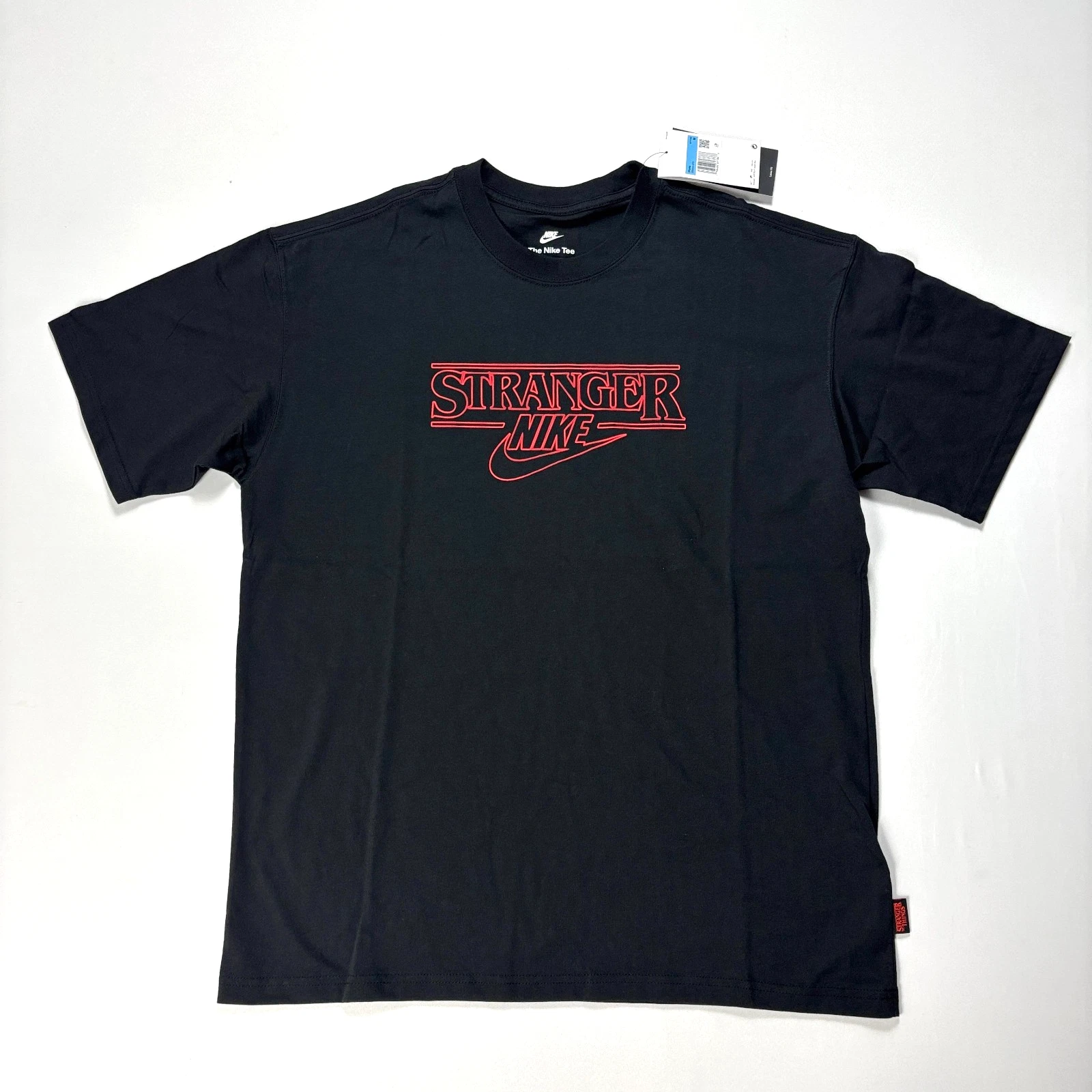 Nike Mens Stranger Things Loose Fit T Shirt Black Sz M NWT New IB8056-010