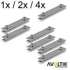 Profilverbinder Aluprofil Schienenverbinder Schiene Verbindungsschiene Solar PV