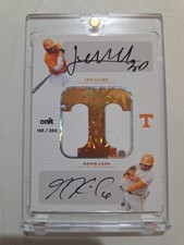 2025 Onit Collegiate Tennessee Volunteers Dual Auto Levi Clark/Gavin Kilen /350