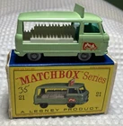Matchbox/Lesney #21C COMMER MILK FLOAT, w/Type D Box, in Mint condition!