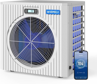 #ad WARMBLU Electric Pool Heat Pump 27000BTU Up to 6500 Gal Above amp; Inground Pools $999.00
