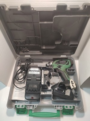 🔥 HITACHI WH18DSAL 18V Brushless Cordless Li-Ion Driver Set Combo Bad  Batteries