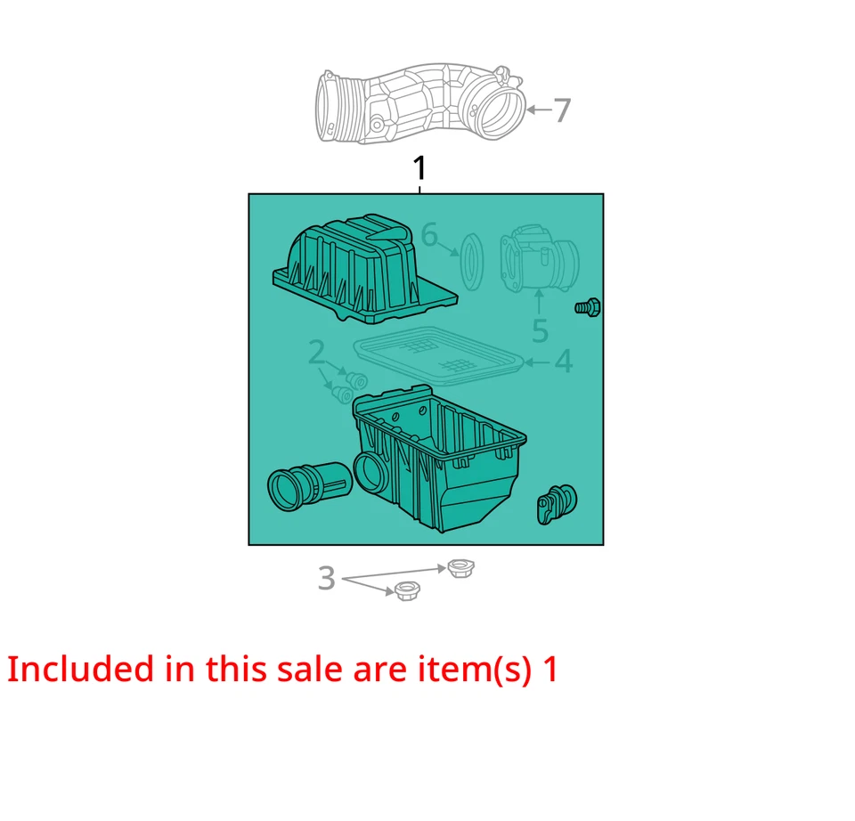Трубка впускного шланга воздухоочистителя 2004-2005 Ford Explorer WEUQM - Изображение 2 из 3