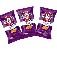 Seabrook Crinkle Cut Worcester Sauce Crisps Original Flavour UK Seller Perfect