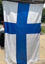 4’ X 6’ Finland Flag Perma-Nyl Made in USA World Class Flag Liberty Flag